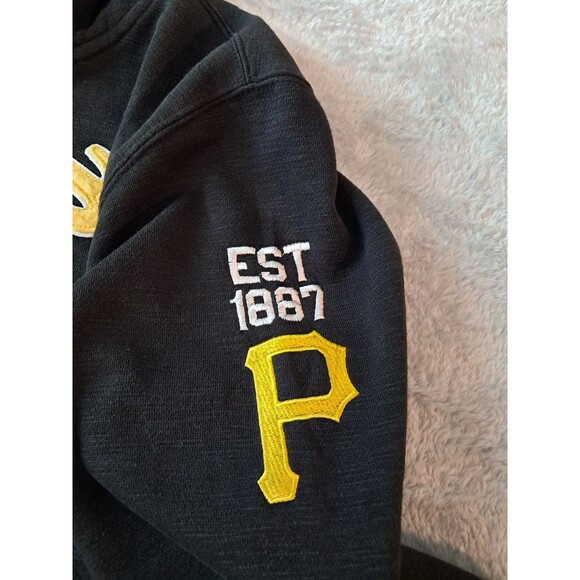 MLB Soft As A Grape PITTSBURGH PIRATES Full Zip Hoodie Sweatshirt XL EUC - Picture 7 of 9
